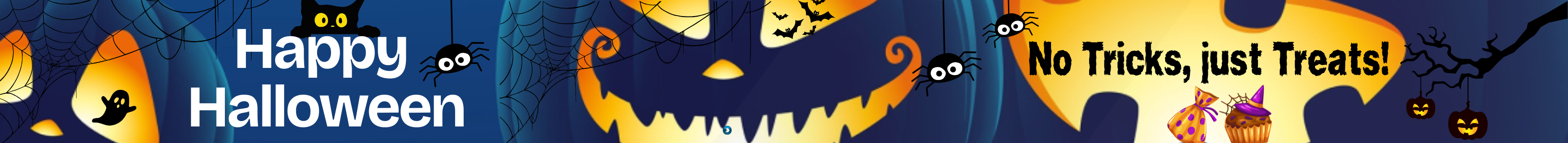 Halloween 3500 x 320 px website banner